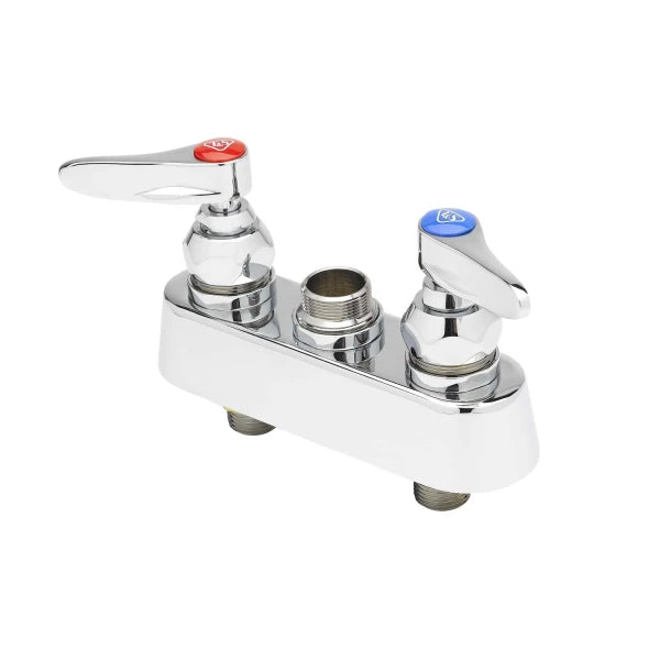 T&S Brass 12039 3.5" Deck Mount Workboard Faucet Base (Less Nozzle)