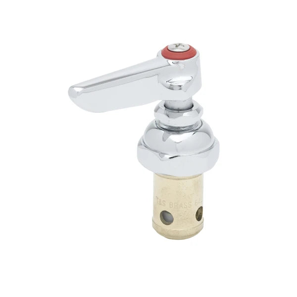 T&S Brass 12238 Hot Water Spindle Assembly with Lever Handle
